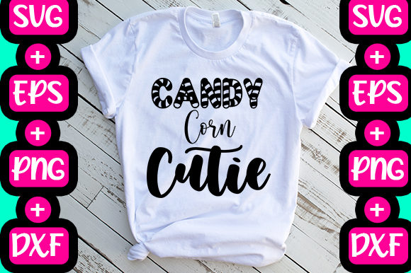 Candy Corn Cutie: Graphics for T-Shirt Designs & Editorial Use