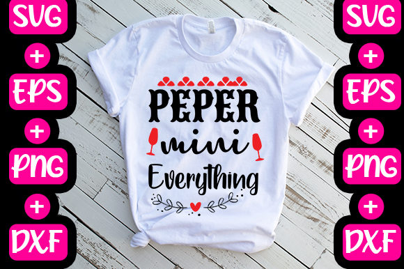 Christmas Peper Mini Everything: T-Shirt Designs & Graphics