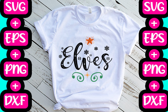 Elves Graphics for T-Shirt Designs