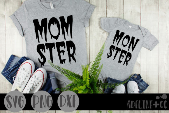 Momster Monster Matching T-Shirt: Graphics for Crafts Sellers