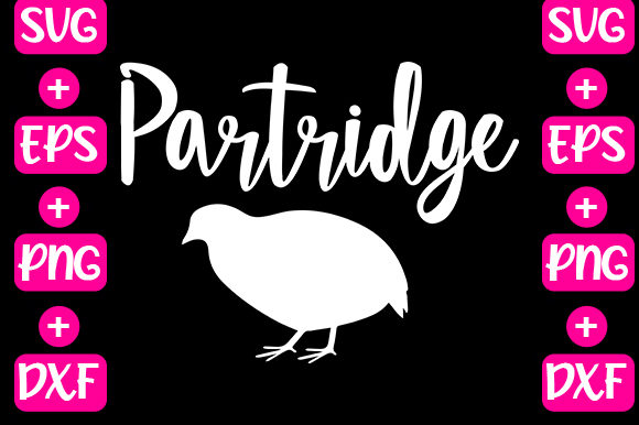 Partridge Graphics for T-Shirt Designs